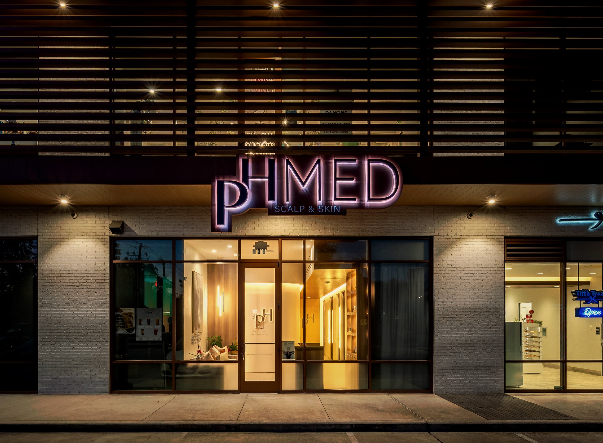 PH Med Exterior at Night